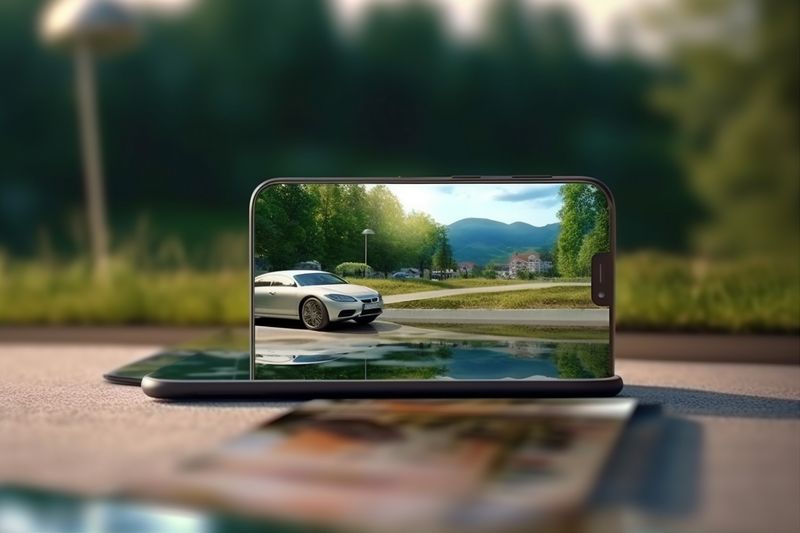 gps navigation phone map direction position location travel mobile point. Generative AI.