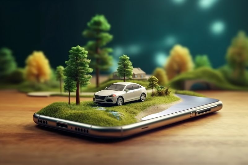 direction location map phone navigation point mobile position gps travel. Generative AI.