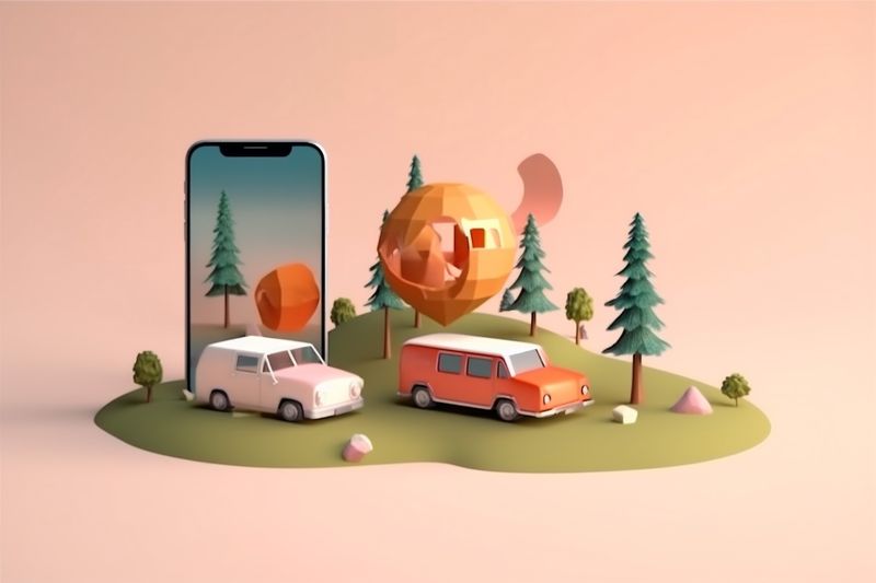 gps point position location direction travel navigation phone mobile map. Generative AI.