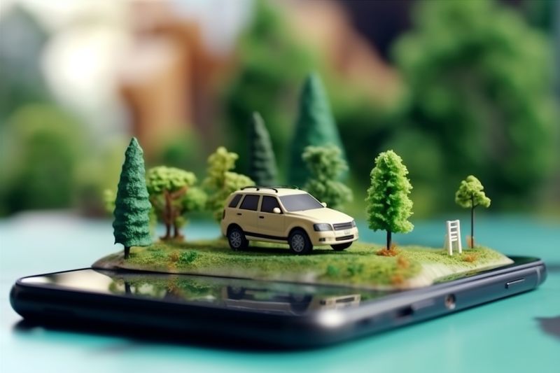 travel position mobile point location map navigation direction gps phone. Generative AI.