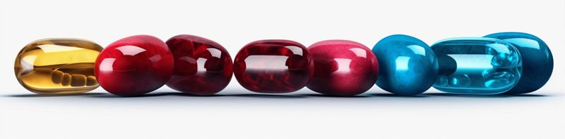 vitamin health pill pharmacy object medical tablet drug capsule background medicine. Generative AI.