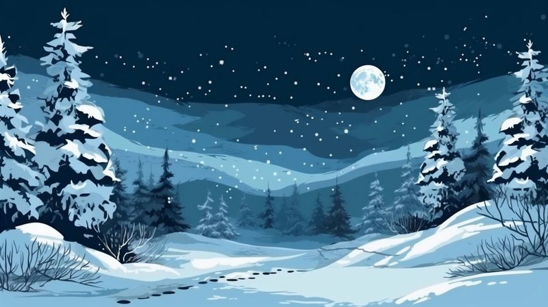 holiday fir new year design tree background winter white christmas snow sky. Generative AI.