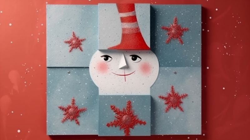 snow background white snowfall christmas winter icy season snowman new celebration year. Generative AI.